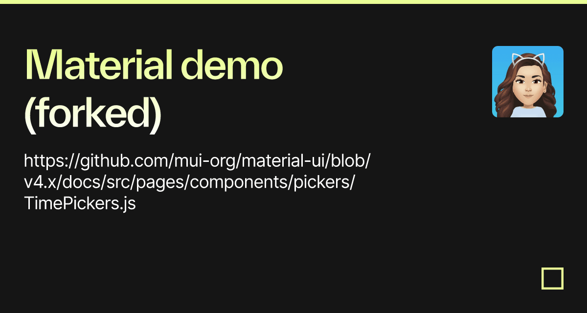 reacttimeinputpolyfill examples CodeSandbox