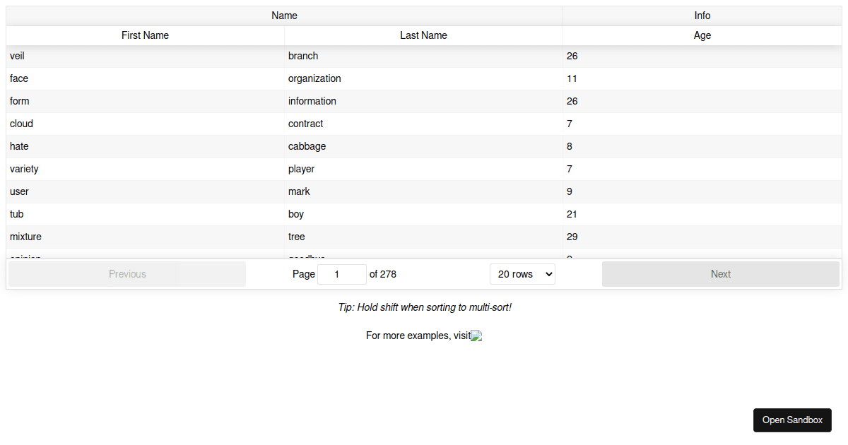 perfectscrollbarreact examples CodeSandbox
