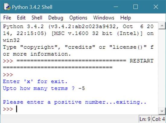 Python Program to Print Fibonacci Series