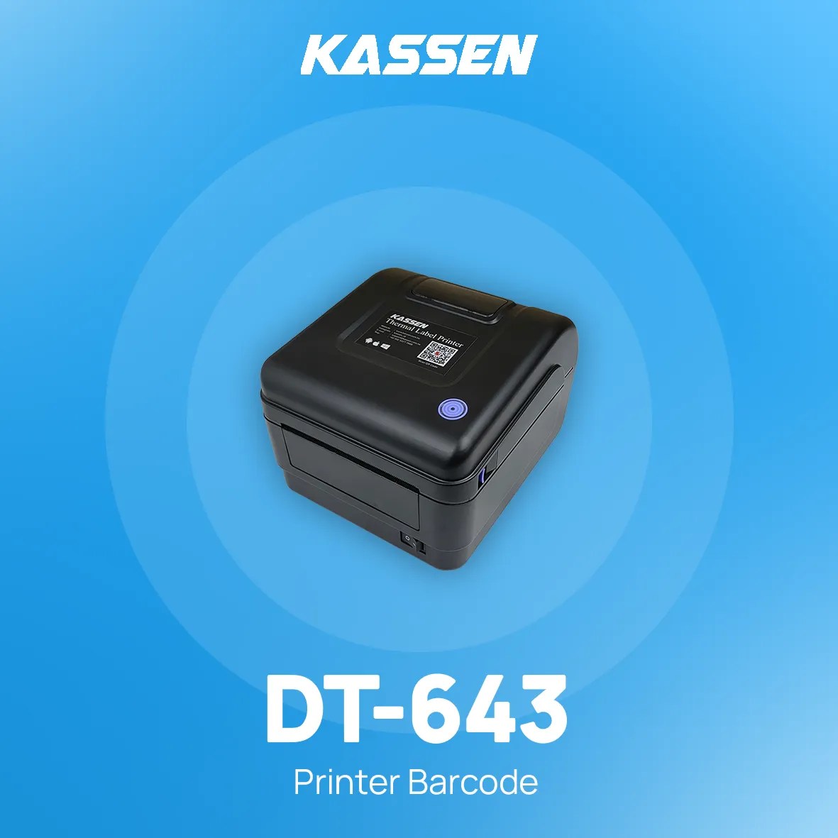 Printer Barcode Kassen DT643 Toko Alat Kasir, Barcode Scanner dan