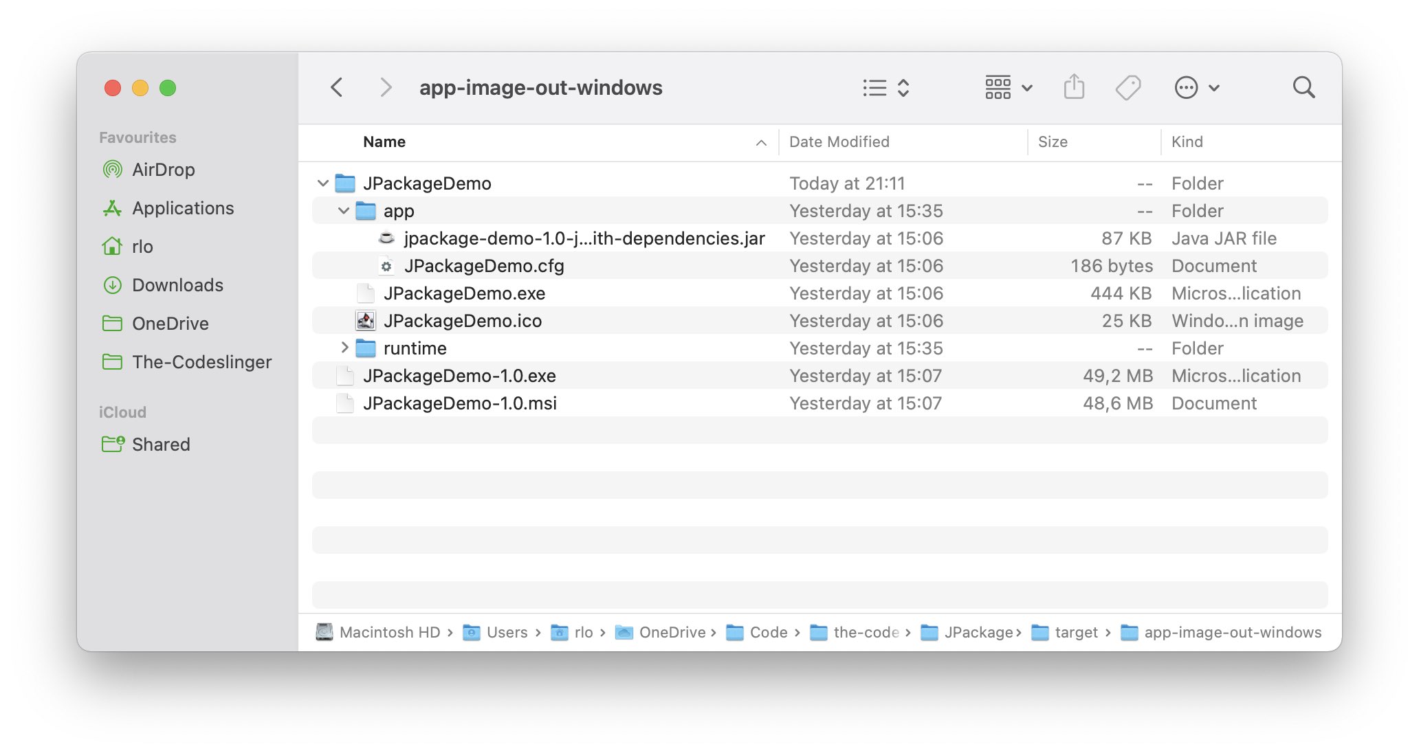 Create Native Java Executable using jpackage Sort of The Codeslinger