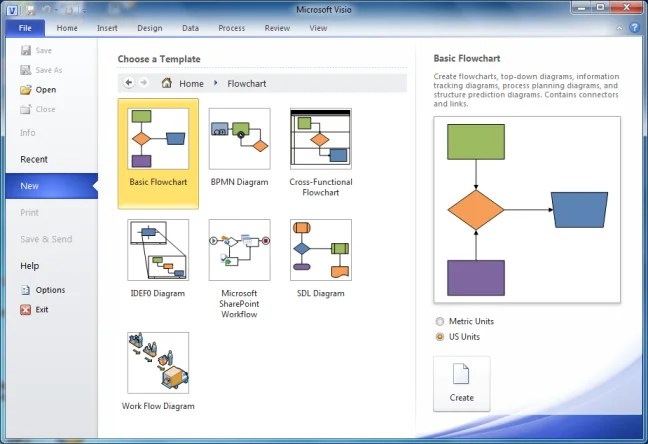 Visio - How to create Flow charts? - CodeSteps