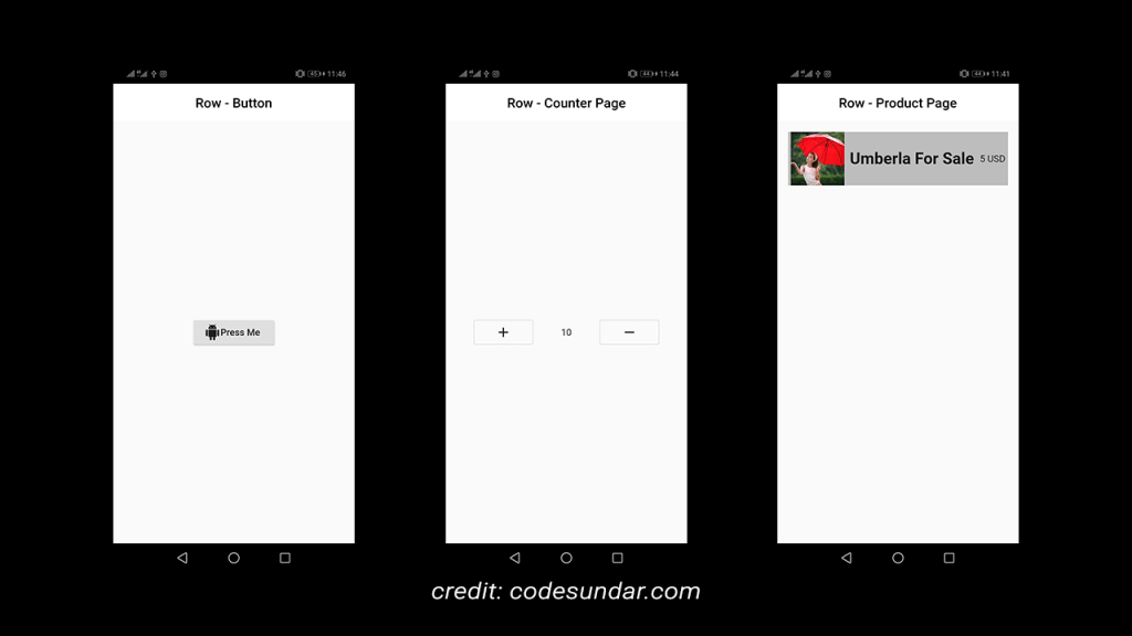 A Complete Flutter Row & Column Tutorial with 12 Examples