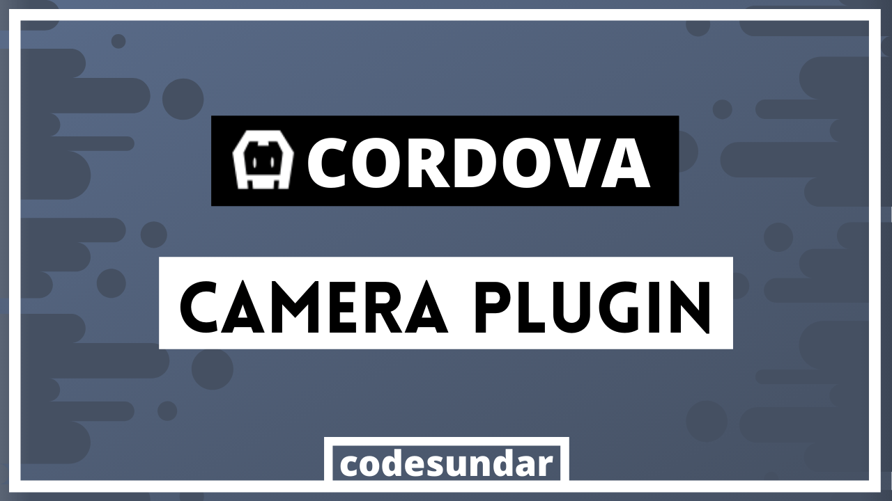 Take Picture using Cordova codesundar