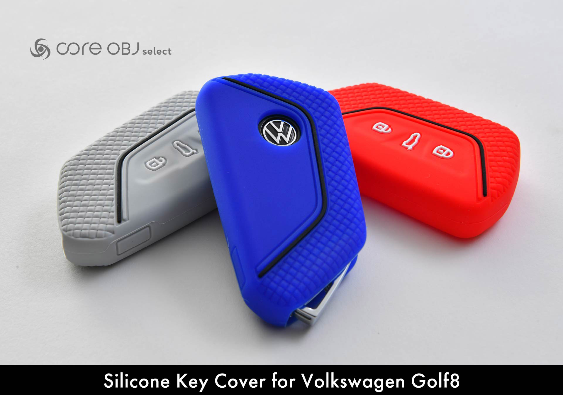 Silicone Key Cover for Volkswagen Golf8 / core obj select