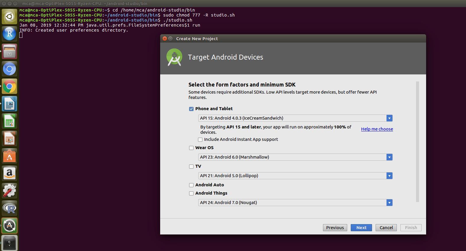 steps to install android studio in ubuntu