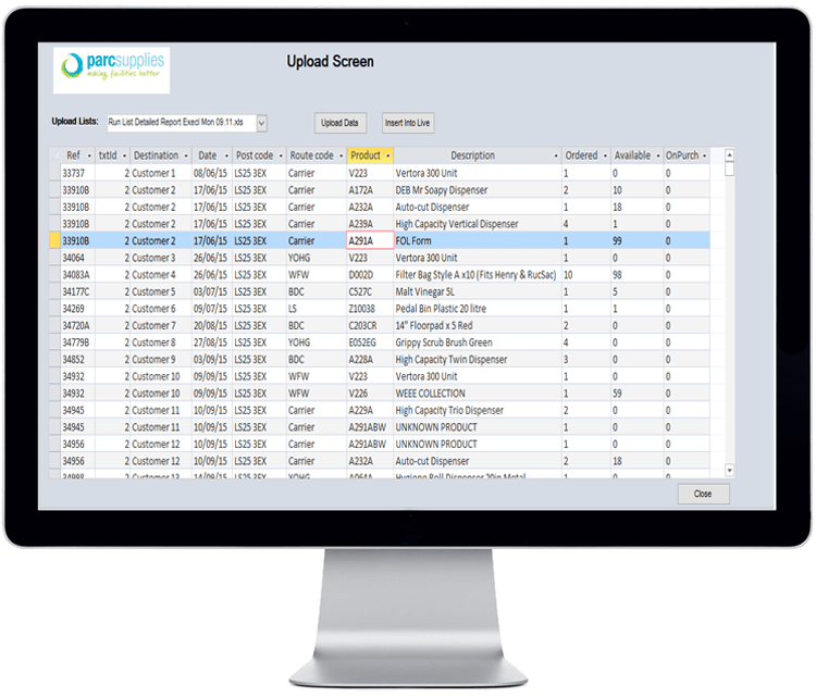 Parc Supplies Case Study Freelance Microsoft Access Developer