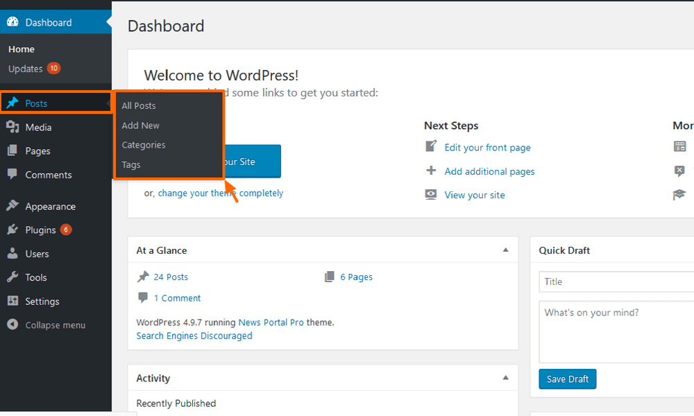 WordPress Guide What is the difference between Posts and Pages in
