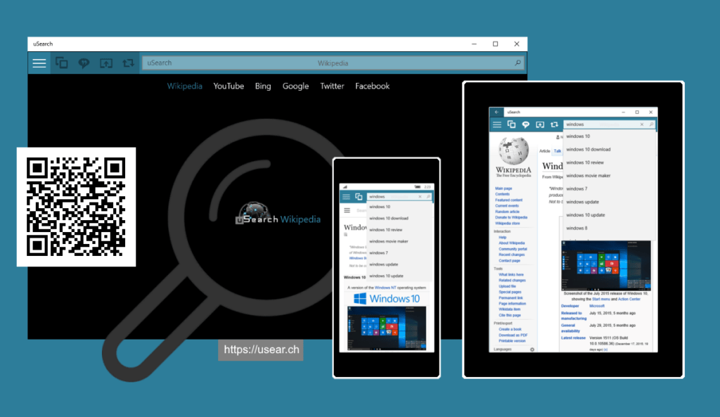 uSearch CodeView Windows Apps and more