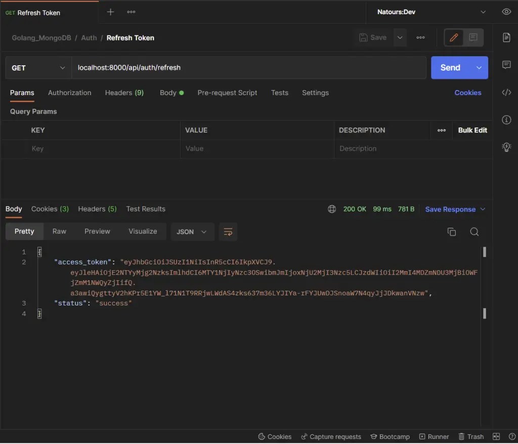 Golang, SQLC, and PostgreSQL JWT Access & Refresh Tokens 2024