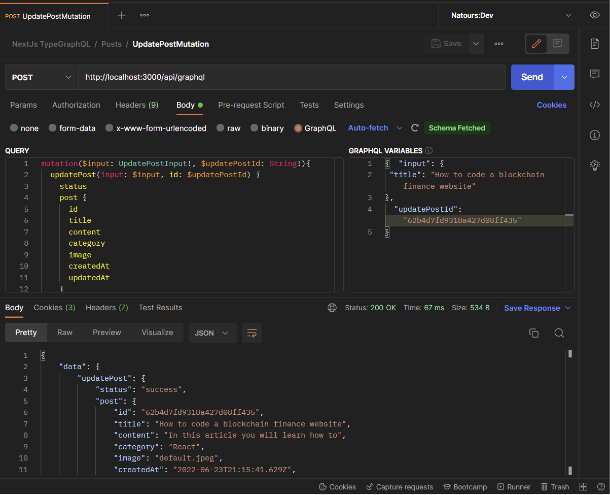 GraphQL CRUD API with Next.js, MongoDB, and TypeGraphQL 2024