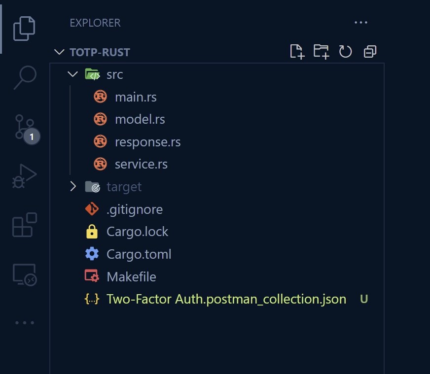 Rust Implement (2FA) TwoFactor Authentication 2024