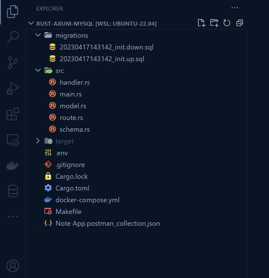 Rust CRUD API Example with Axum Framework and MySQL 2024