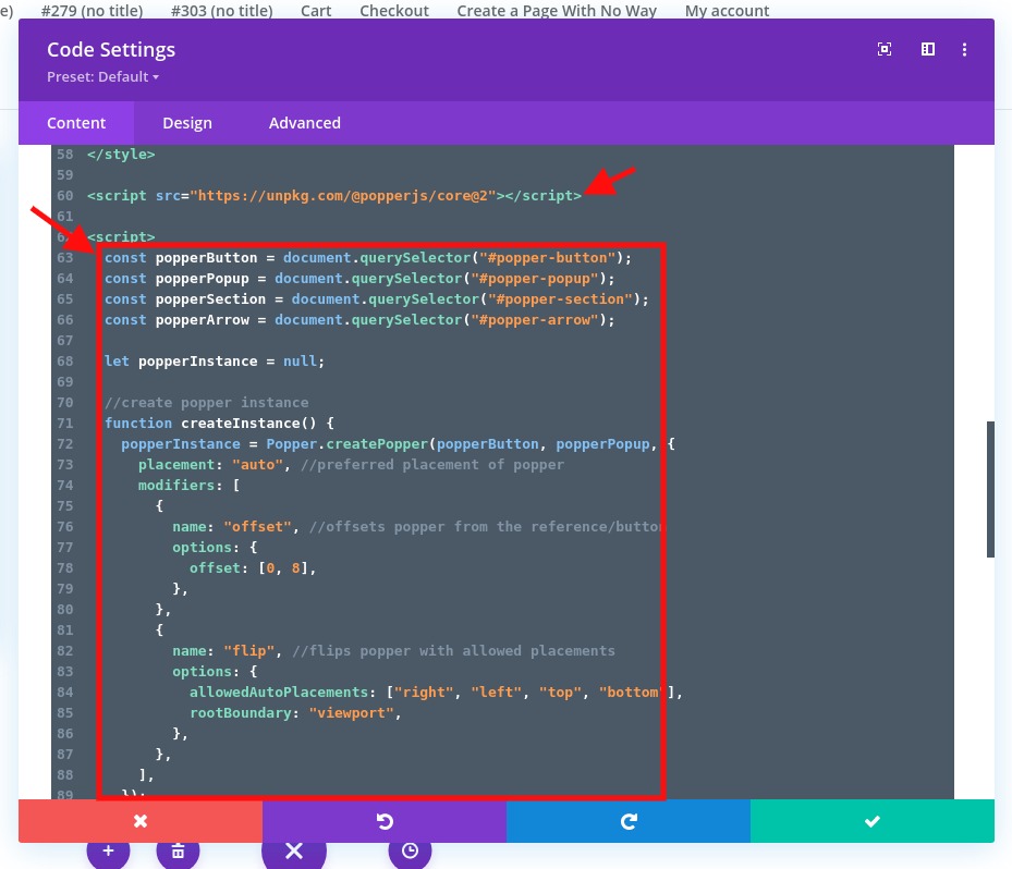 Cómo construir Popover dinámico (menús flotantes) en Divi con Popper.js CodeWatchers