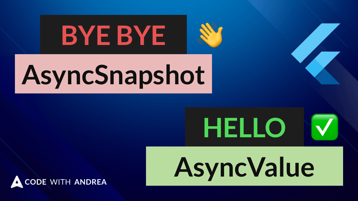 Flutter Riverpod提示使用AsyncValue而不是FutureBuilder或StreamBuilder 掘金