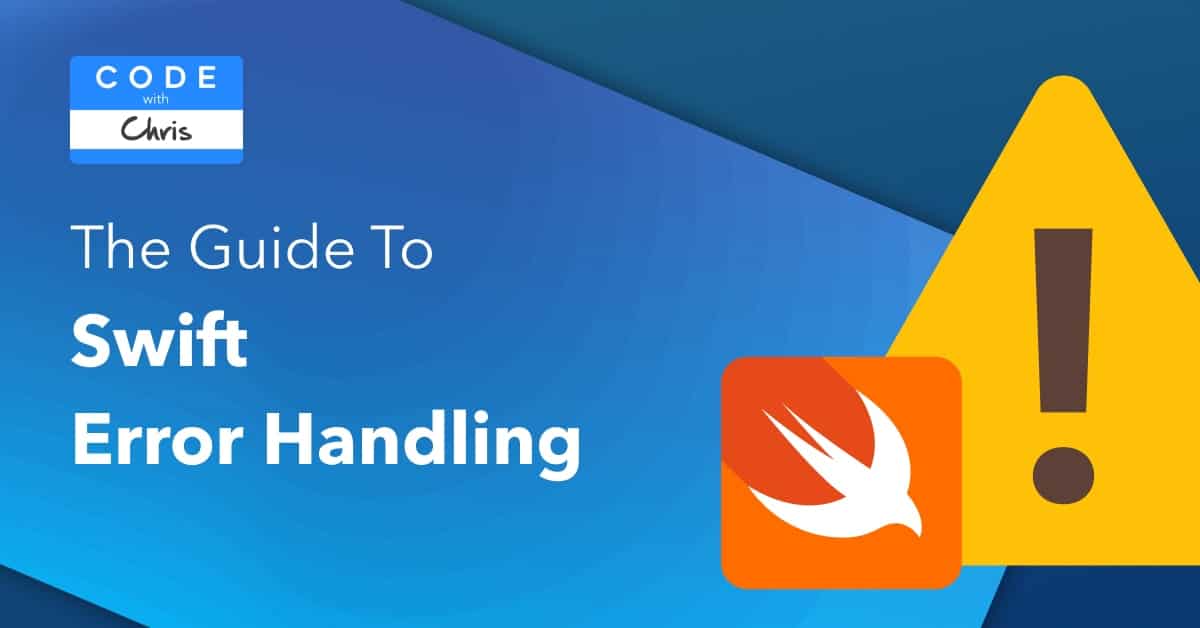 Swift 5 Try Catch Syntax and Error Handling (Code Examples) CodeWithChris