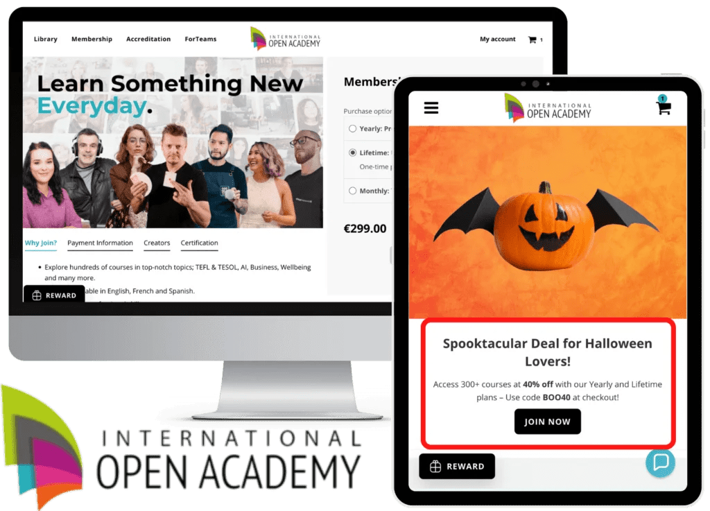 International Open Academy Coupon [Special 40 Off Yearly and Lifetime