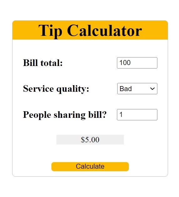 How To Make Simple Tip Calculator Using Javascript