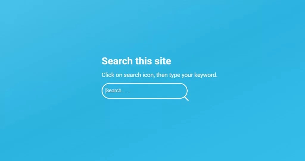 Top 15+ JQuery Search Boxes Examples