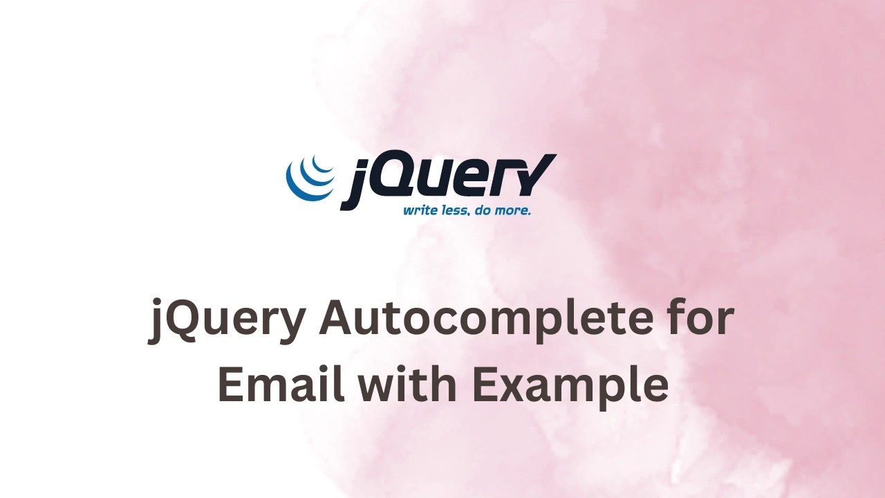 jQuery for Email with Example Code Wolfy