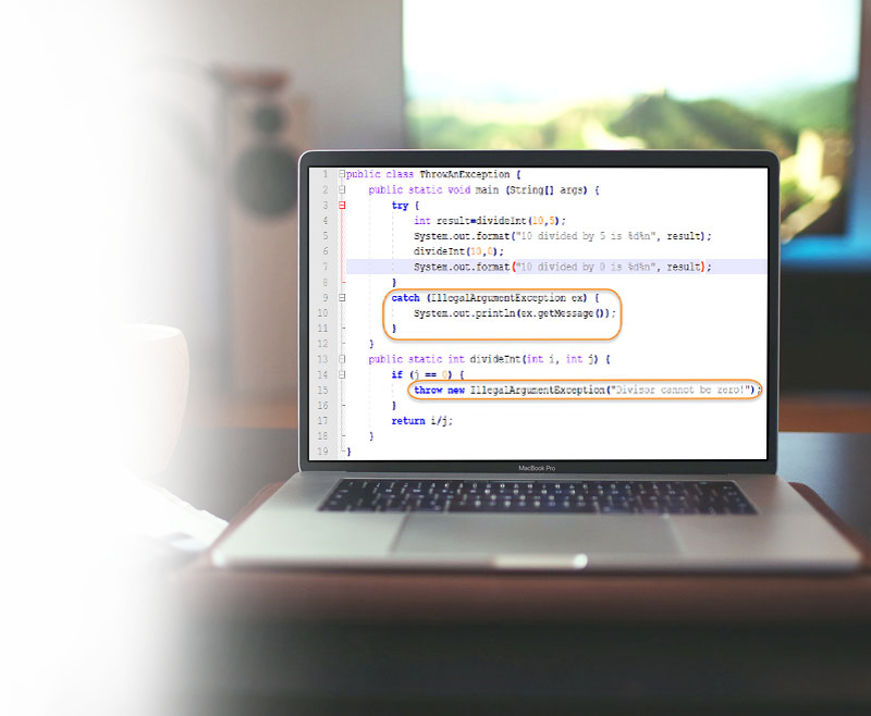 Java Throw Error (Use of Throw Keyword) Code XOXO