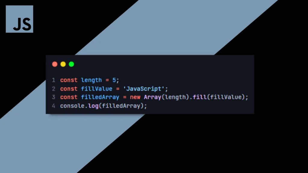 How to Auto Fill Array with Default Values in JavaScript Codeymaze