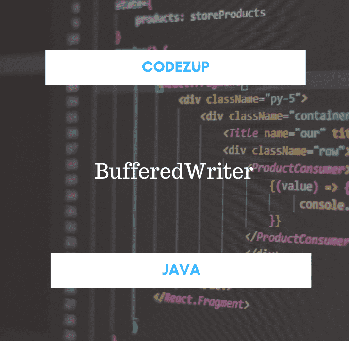 BufferedWriter in Java with Examples File IO Part 4 Codez Up