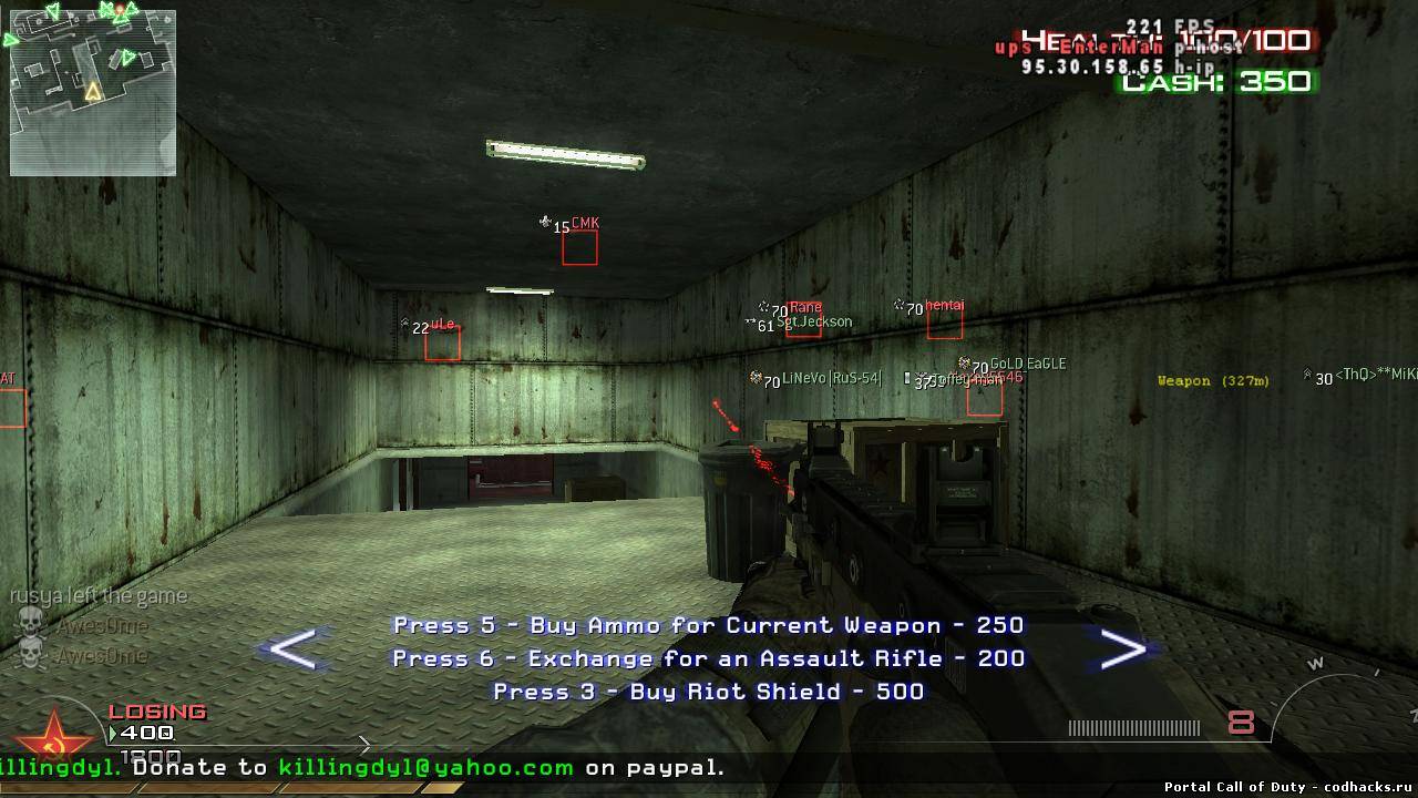 Modern warfare 2 wallhack aimbot j2t release2016 tairurnaccha