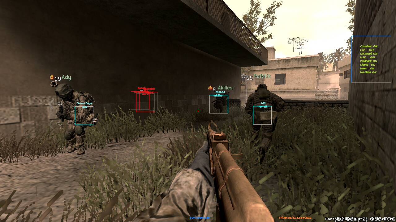 SOH COD4 v2.08 Call of Duty 4 Читы для CoD4 v1.7 CoDHacks.Ru