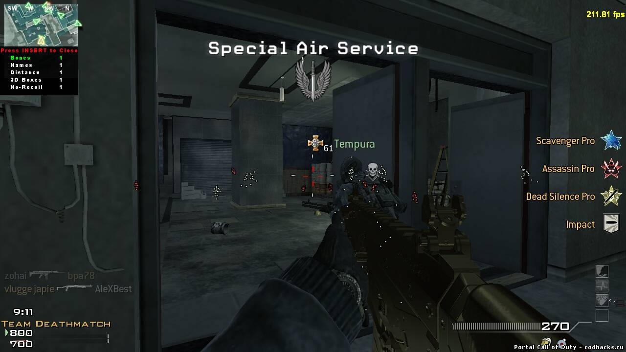 MW3 ESP + Recoilless Hack [1.9.441] Modern Warfare 3 Games
