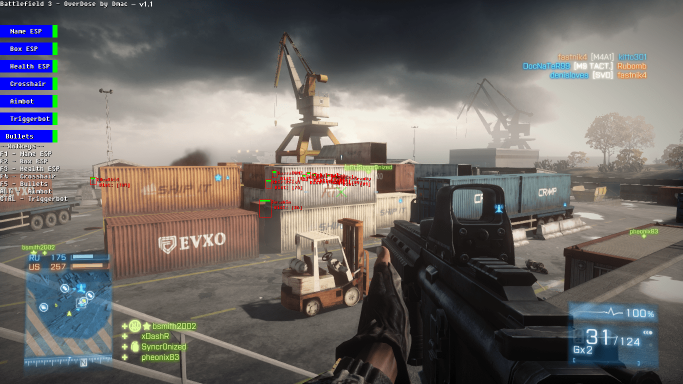 BF3 OverDose Hack v1.1 Battlefield 3 [BF3] Battlefield 3 Games