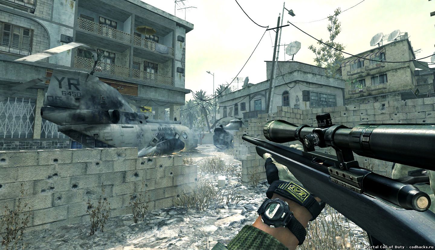 CoD4 Серое дерево R700 Call of Duty 4 Скины оружия[CoD4