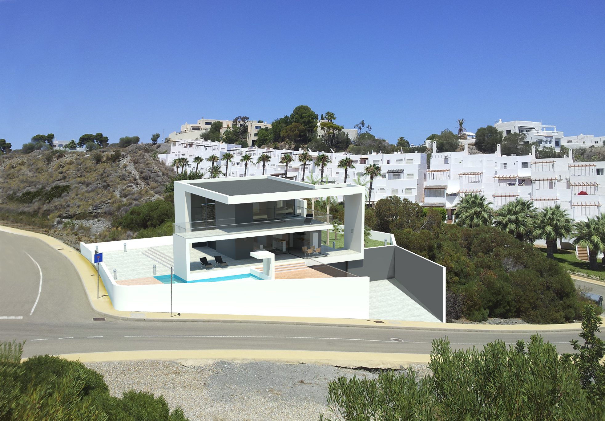 VIVIENDA UNIFAMILIAR EN «LOS ATALAYONES» MOJACAR / QodiceArquitectura