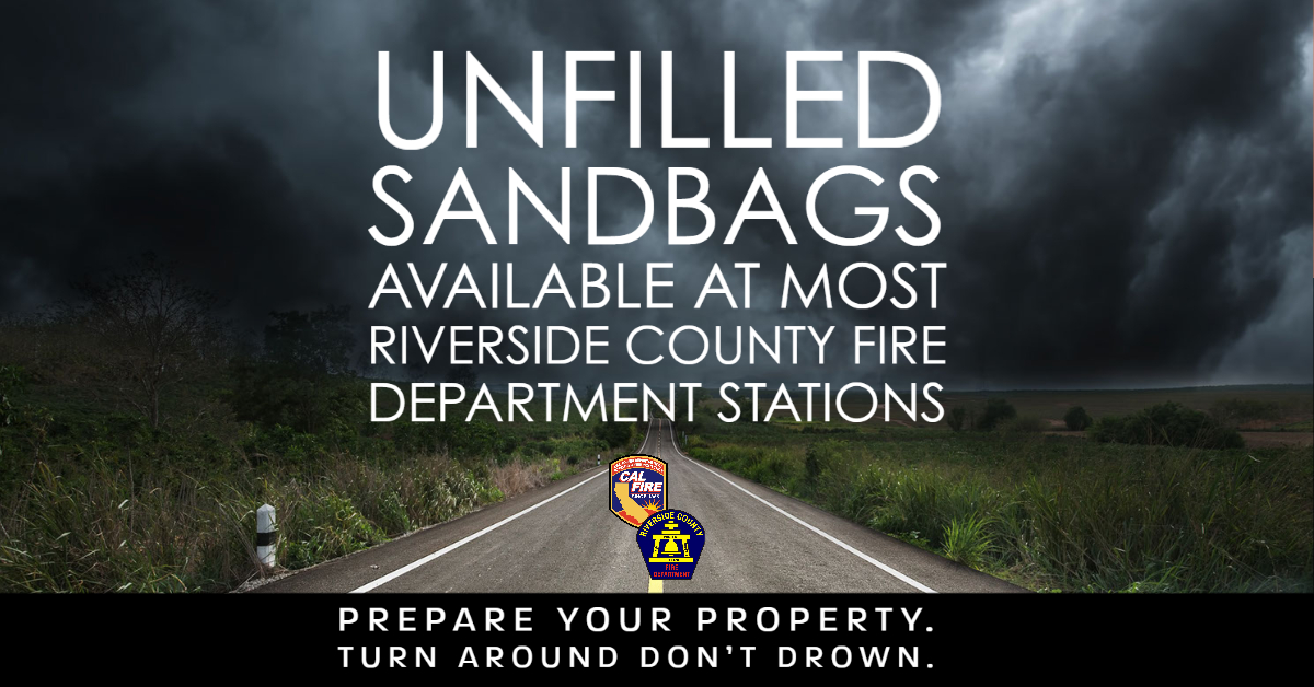 Sandbag location for Riverside CODIE