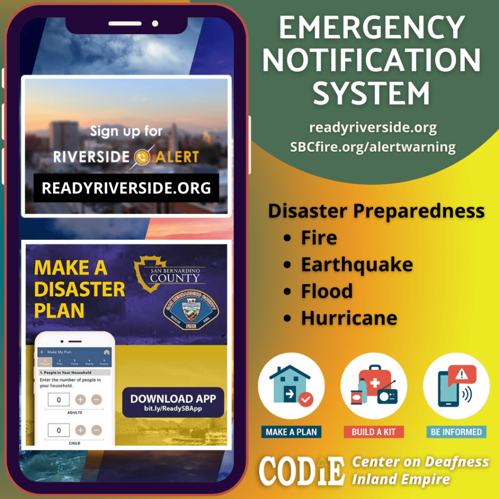 Emergency Disaster Preparedness Copy Center On Deafness Inland