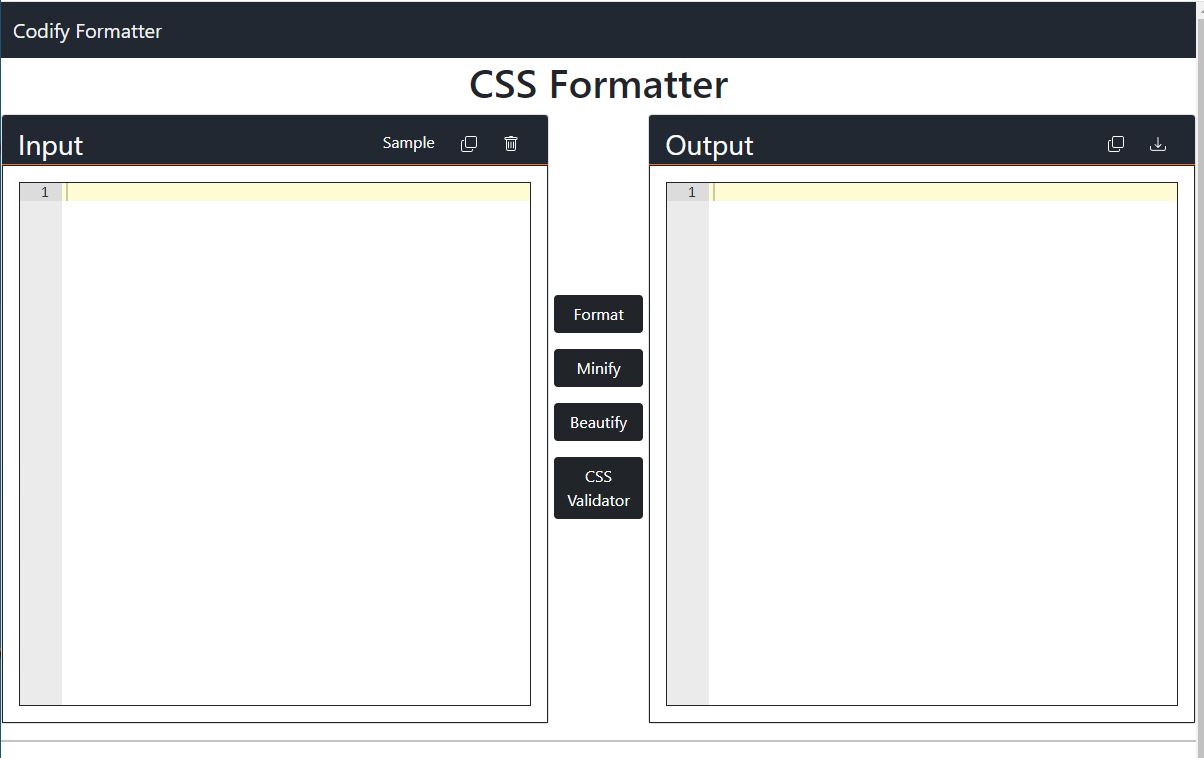 CSS Formatter Online