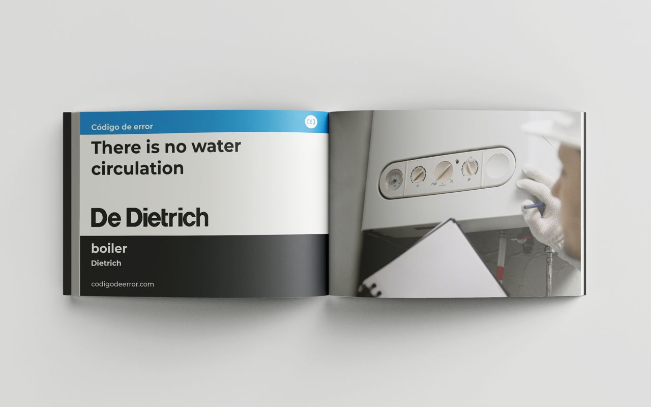 Troubleshoot error code "There is no water circulation" in Dietrich boiler