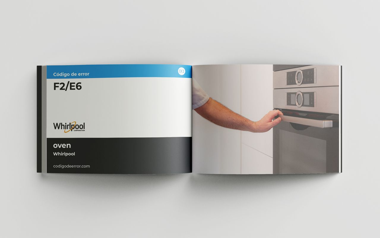 Troubleshoot error code "F2/E6" in Whirlpool oven