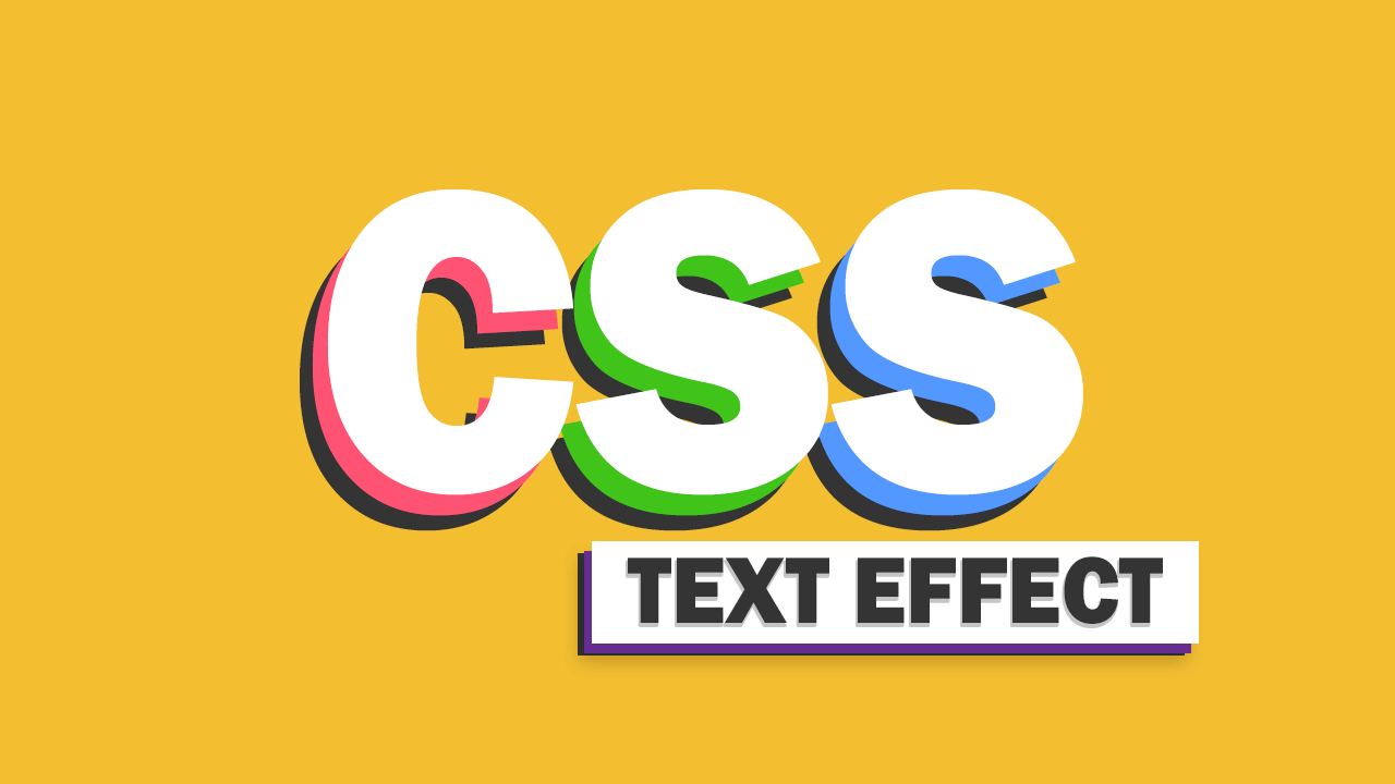 💡 15 impresionantes efectos de texto en CSS puro Codigo Fuente