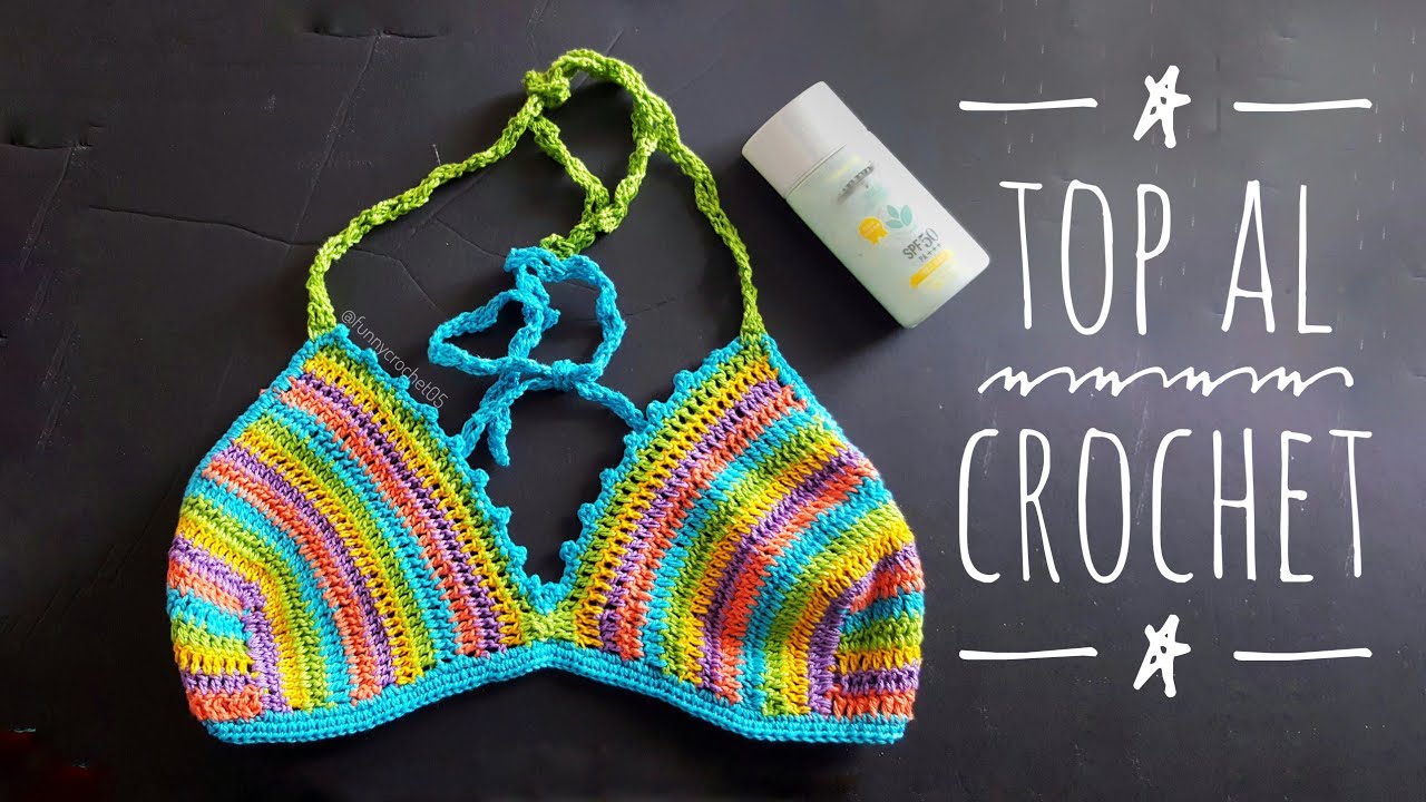BIKINI EN CROCHET PARTE 1 ALEXANDRA CROCHET YouTube