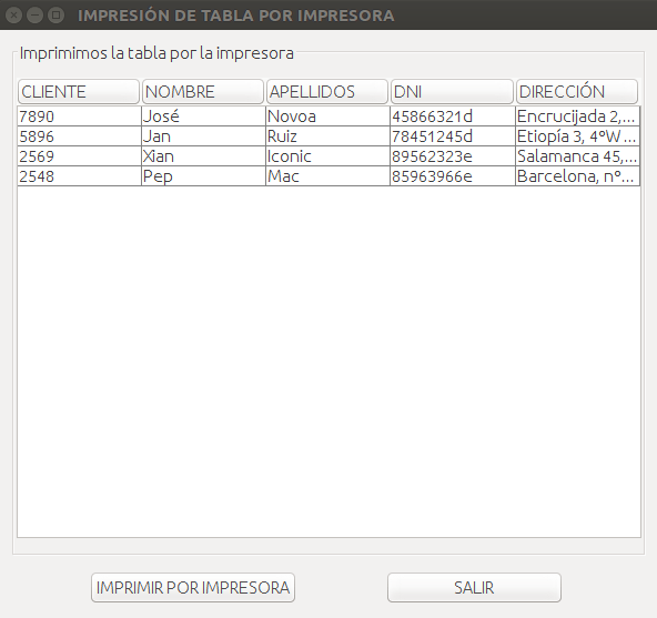 Imprimir JTable directamente en Java Java Swing Código Xules
