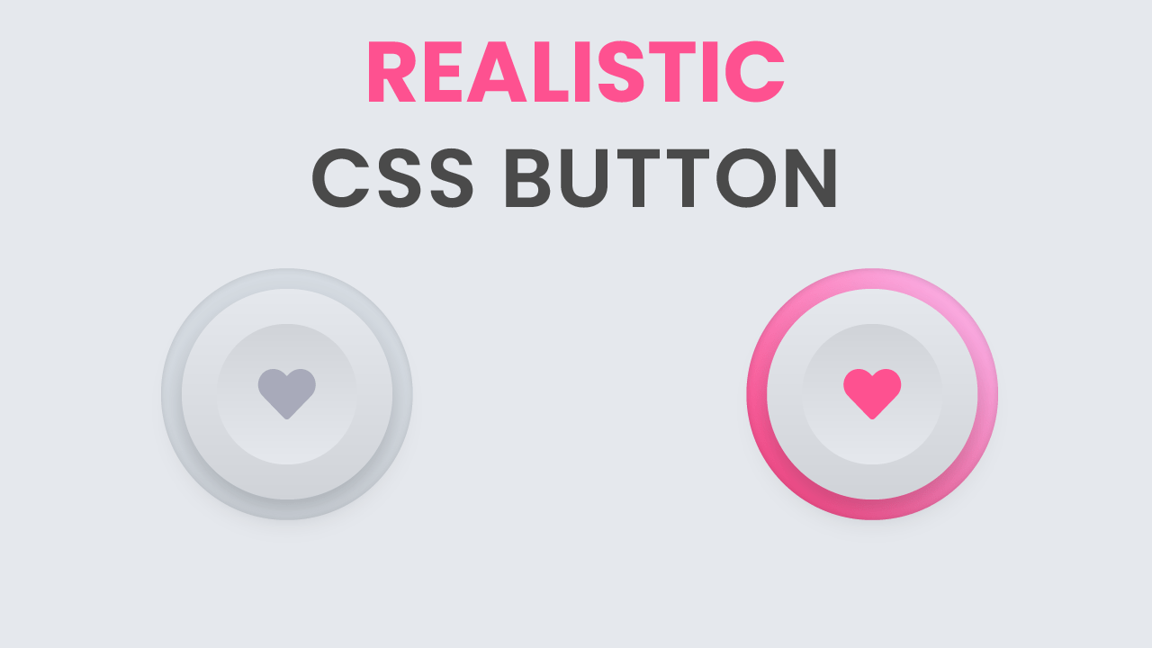 Realistic 3D Button With CSS Coding Artist