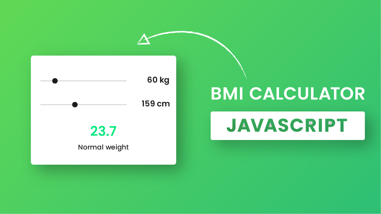 BMI Calculator Javascript Step By Step Javascript Project Coding Artist