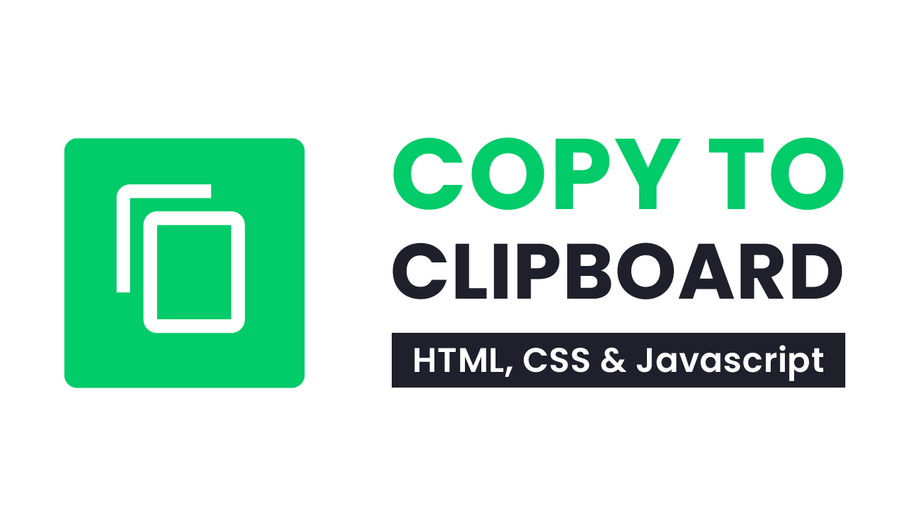 Javascript Copy To Clipboard Coding Artist