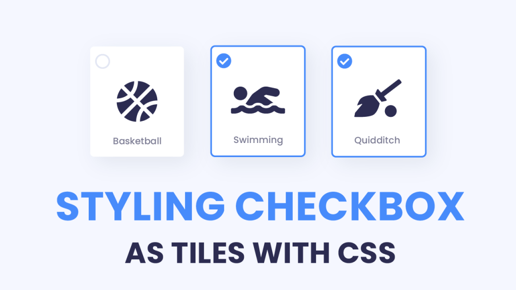 CSS Custom Checkbox Styled As Tiles Coding Artist