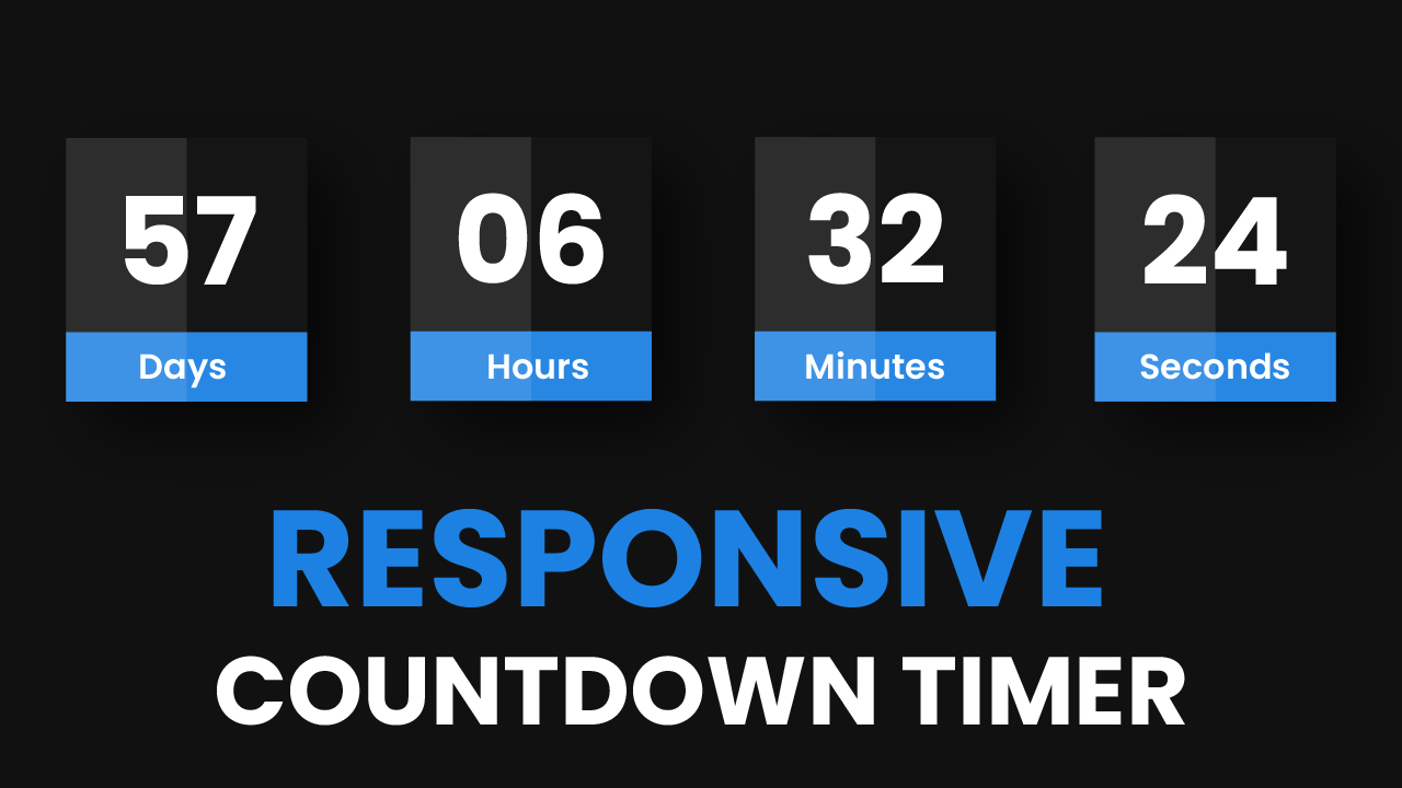 Responsive Countdown To A Certain Date Javascript Coding Artist