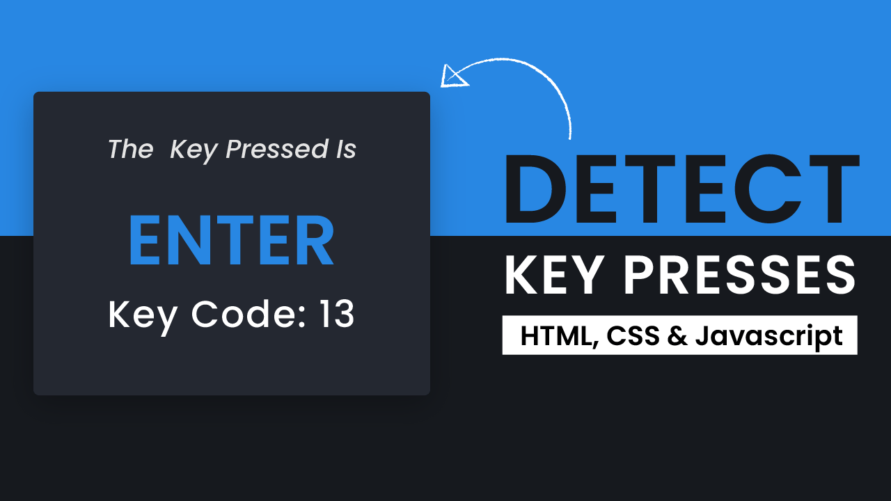 Detect Key Presses & Key Code With Javascript Coding Artist