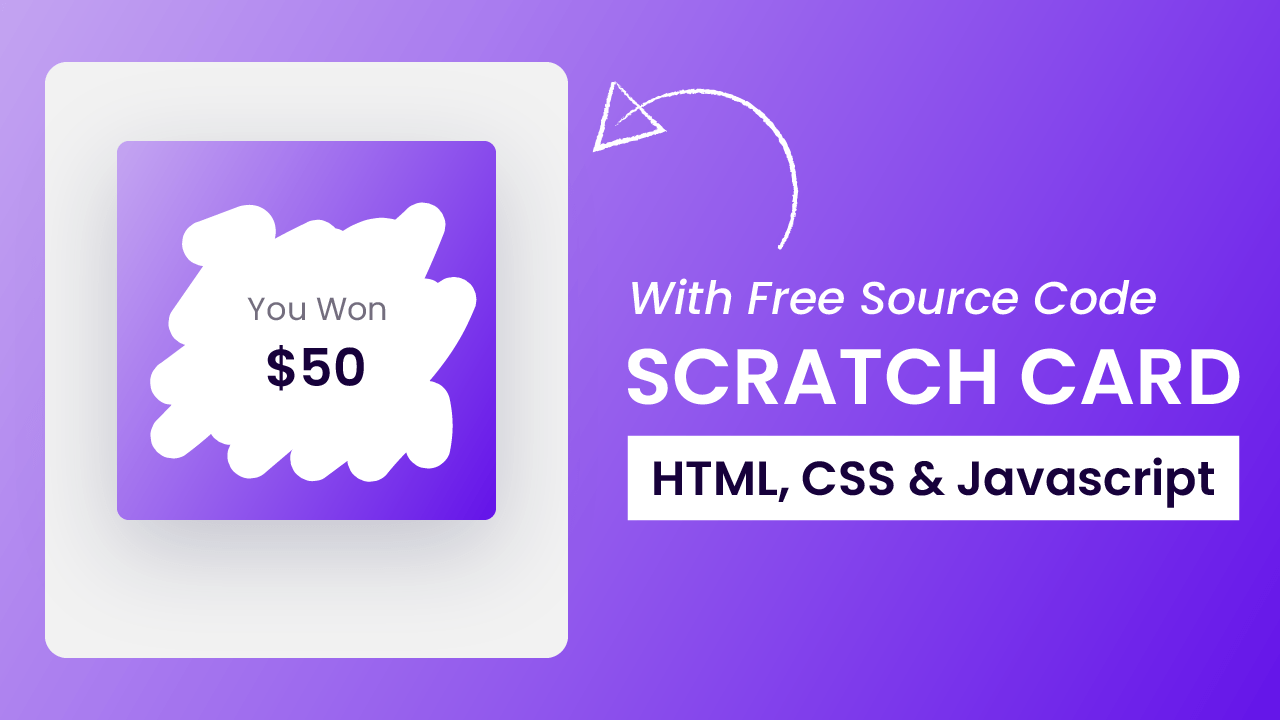 Scratch Card With Javascript Coding Artist