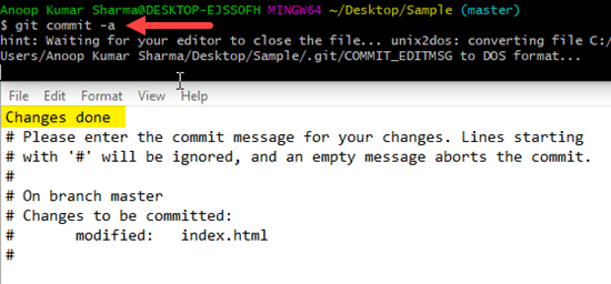 Git Commit