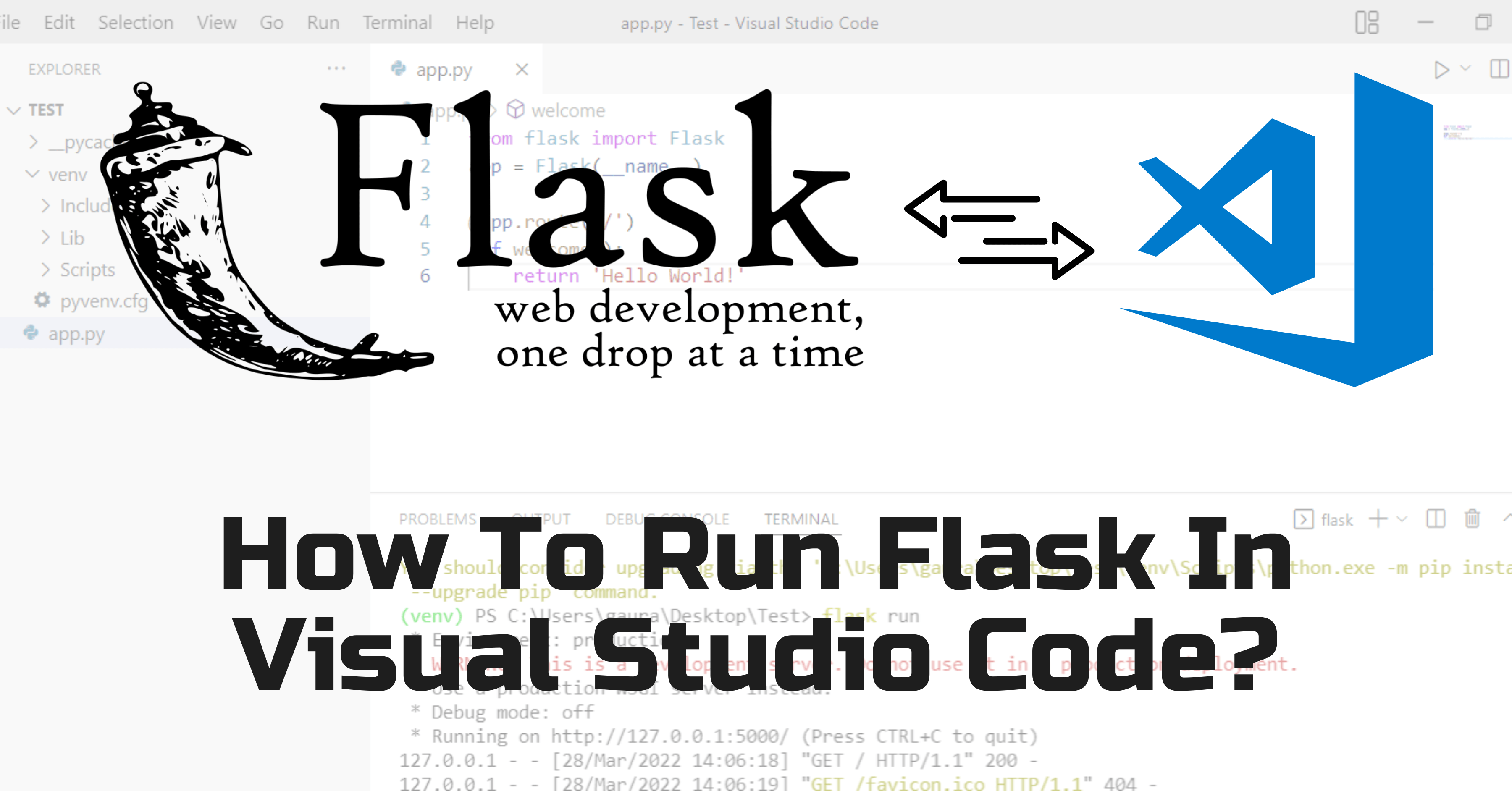 How to Install and Run Flask in VS Code Coding Campus